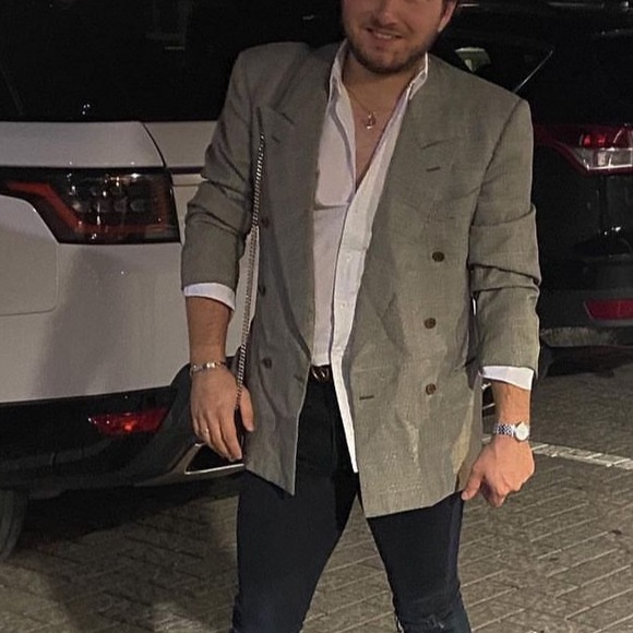 Vintage Cerrutti  1881 houndstooth check double breasted blazer. - Picture 2 of 15